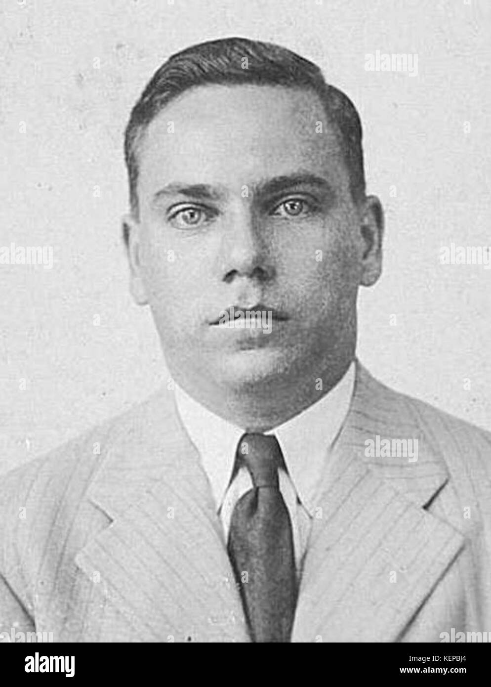 Adolfo Odnoposoff Cuban Passport Photo 1945 Stock Photo
