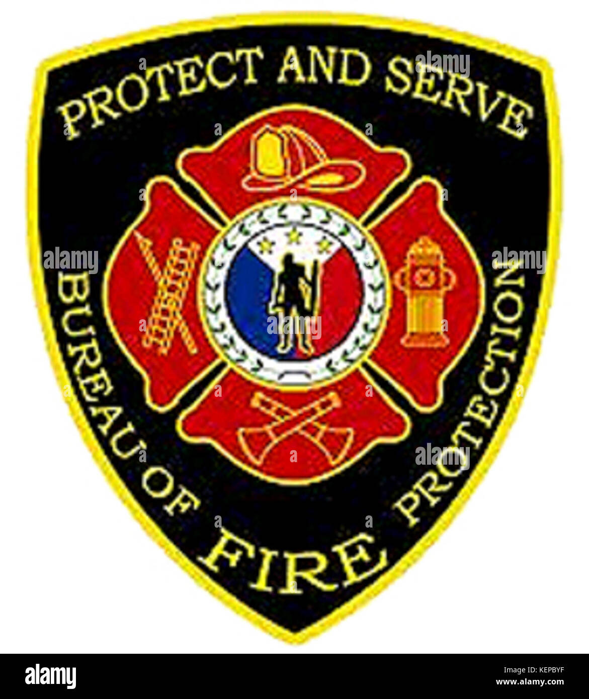 bureau-of-fire-protection-unit-seal-stock-photo-alamy