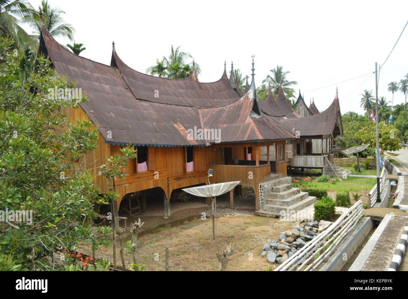 Rumah Gadang di Kawasan 1000 Rumah Gadang Stock Photo - Alamy