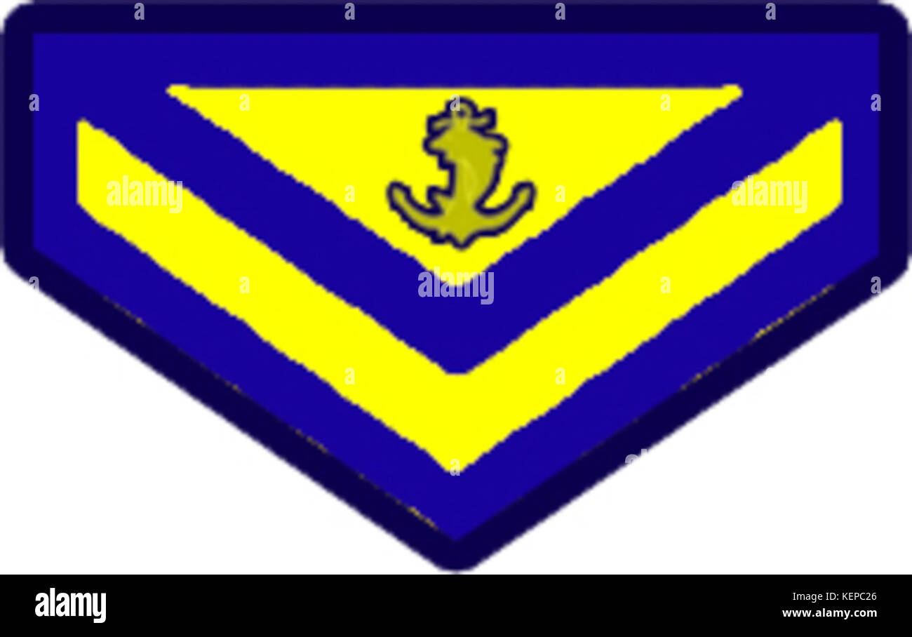 Philippine Coast Guard Coast Guardsman Apprentice Rank Insignia Stock