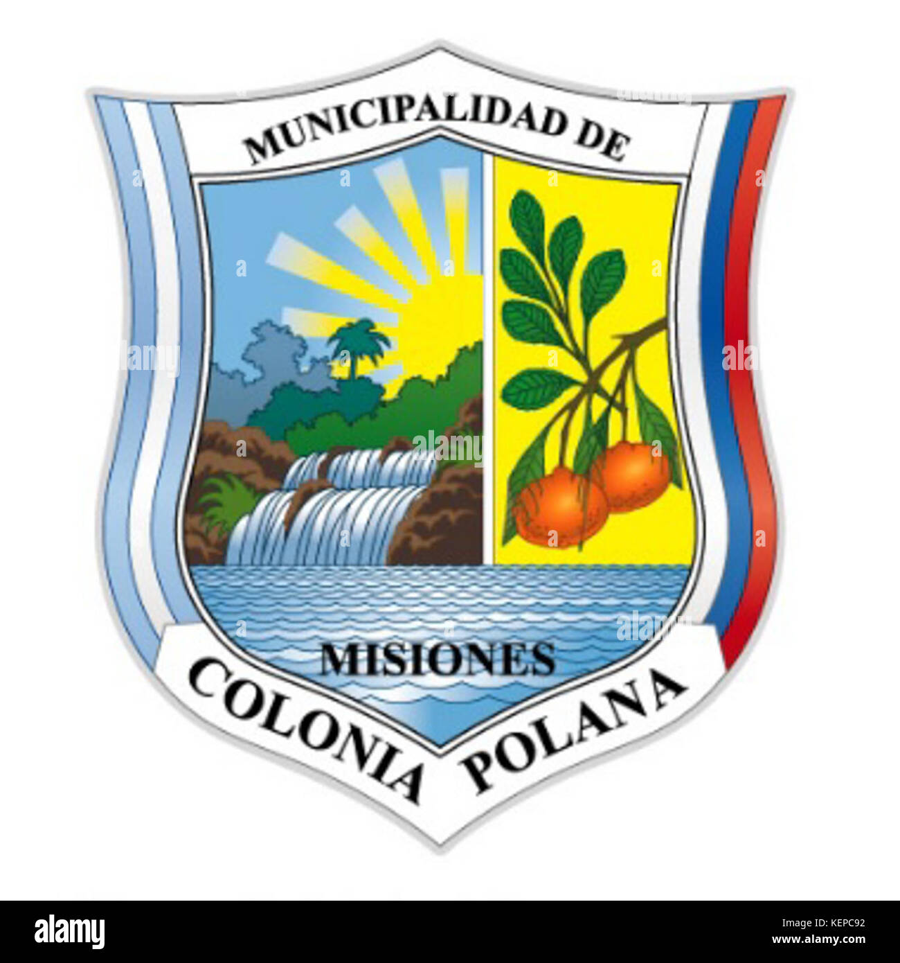 Municipalidad de Colonia Polana Stock Photo