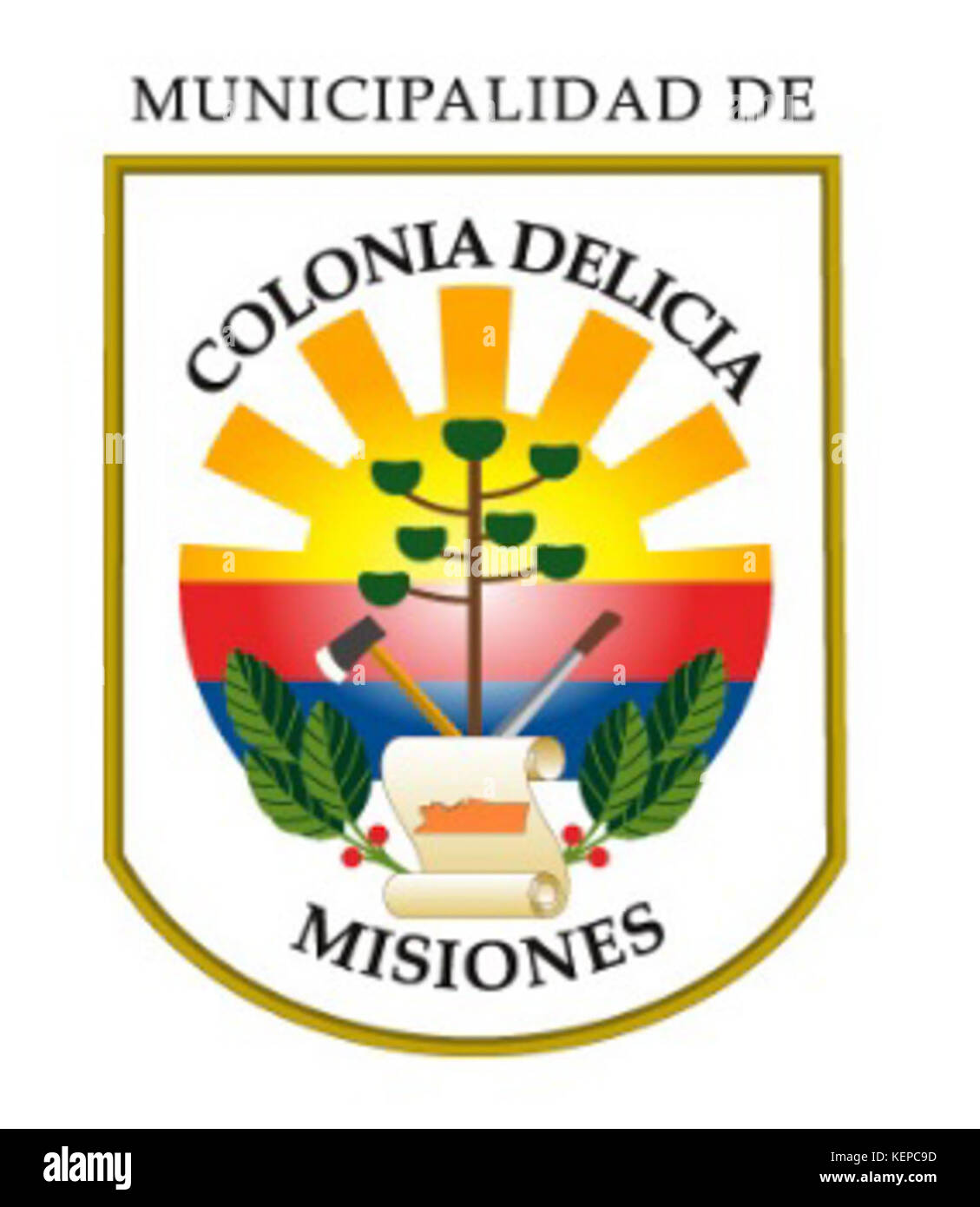 Municipalidad de Colonia Delicia Stock Photo