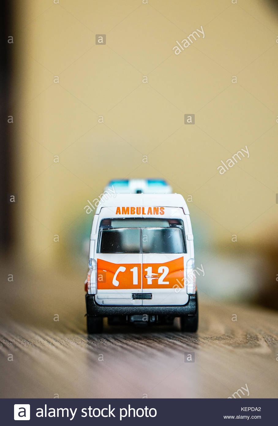a toy ambulance
