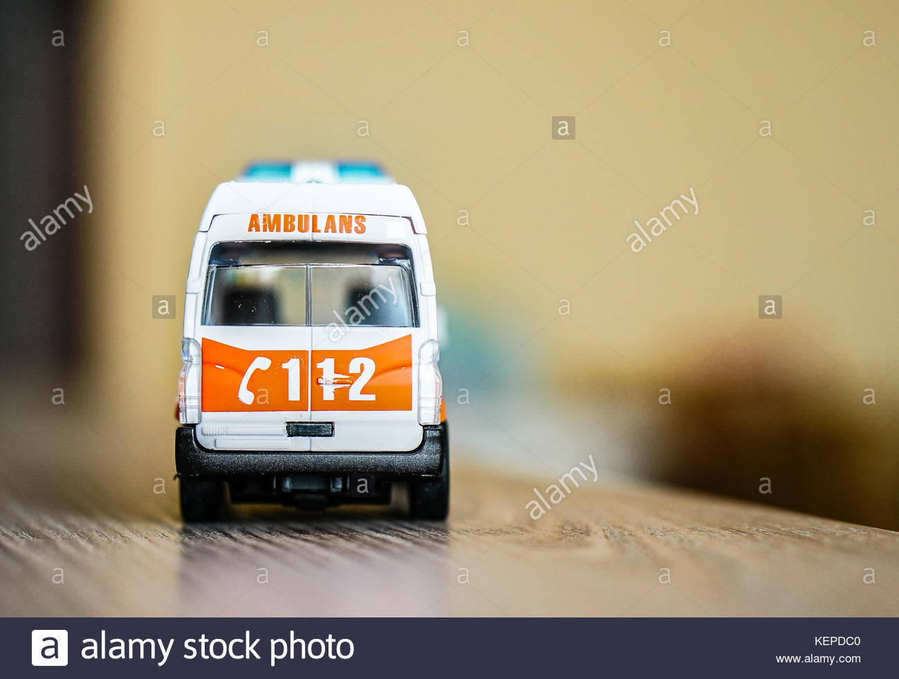 a toy ambulance