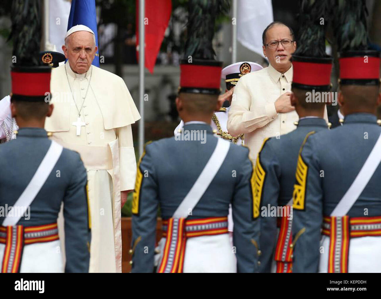Pope Francis Malacanang 11 Stock Photo