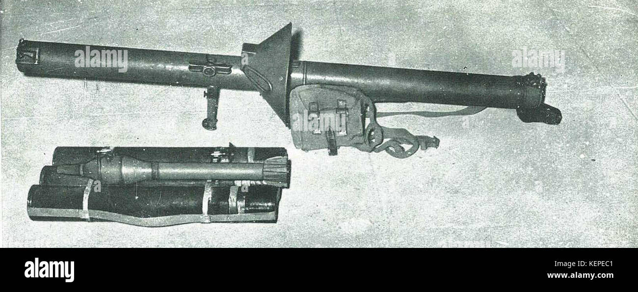 Indonesian Navy bazooka, Jalesveva Jayamahe, p123 Stock Photo