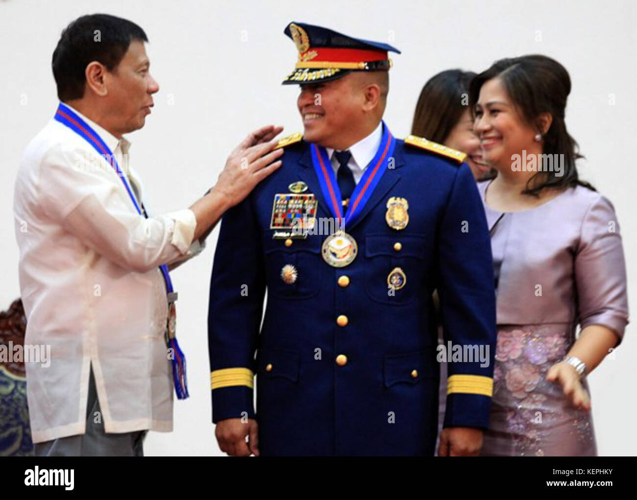 President Rodrigo Duterte with Ronald dela Rosa Stock Photo - Alamy