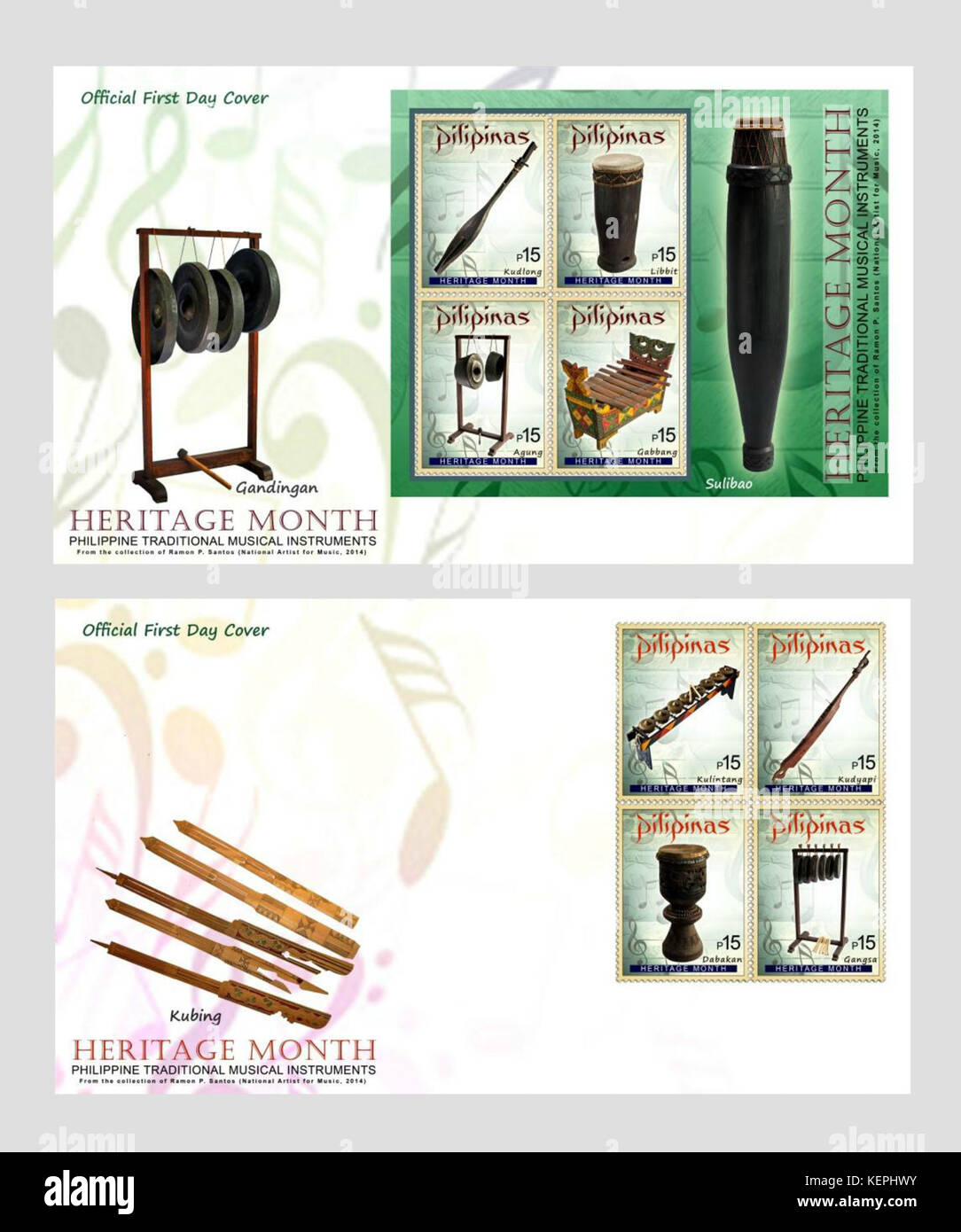 National heritage month Philippine musical instruments 3 Stock Photo