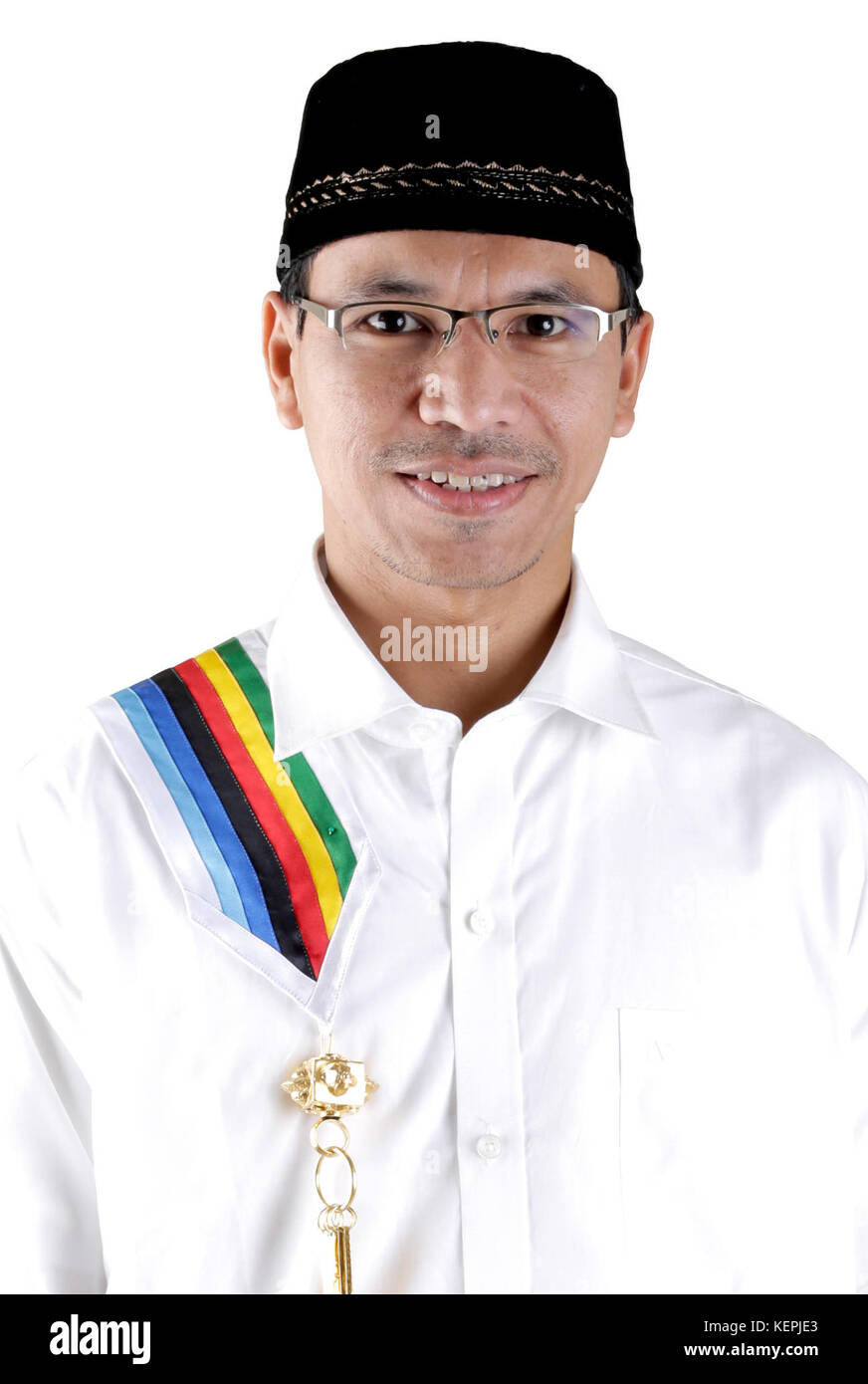 Farid Nyak Umar Calon Wakil Walikota Banda Aceh Stock Photo