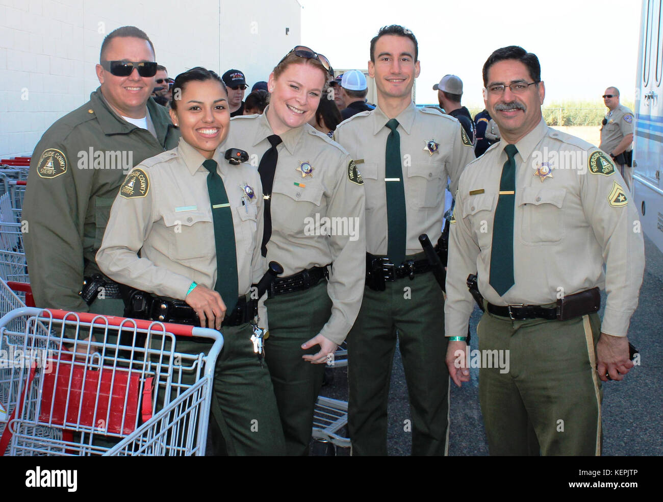 Riverside county sheriffs department deputies hi-res stock photography