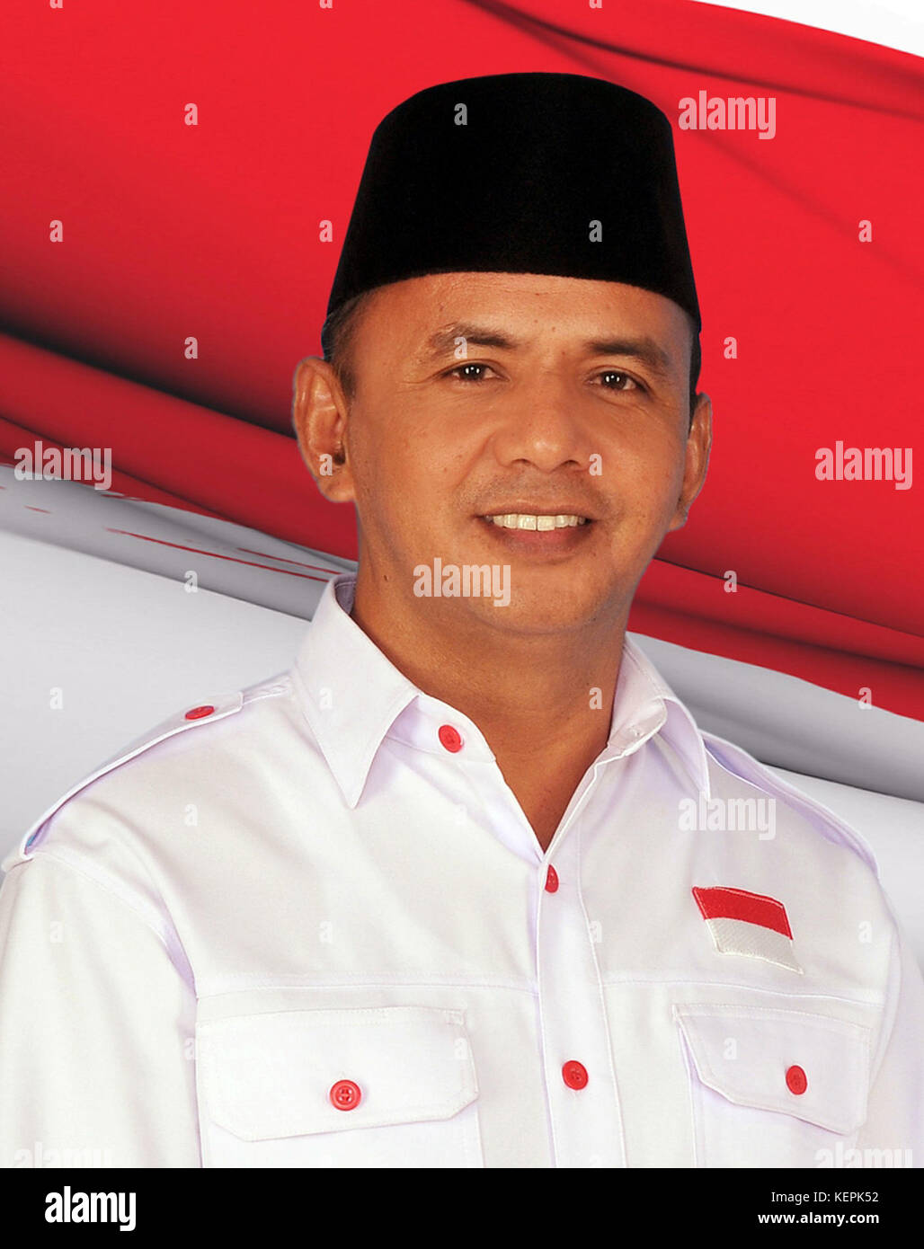 (M. ALI SANGAJI, S.E., M.M.) (CALON BUPATI MOROTAI 2017) Stock Photo