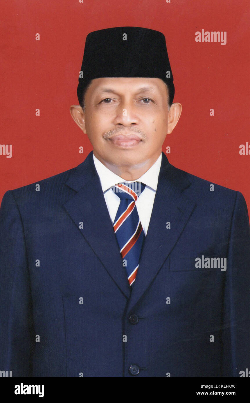 Calon Wakil Kepala Daerah Sulawesi Barat 2017 H. Kalma Katta, S.Sos., MM Stock Photo