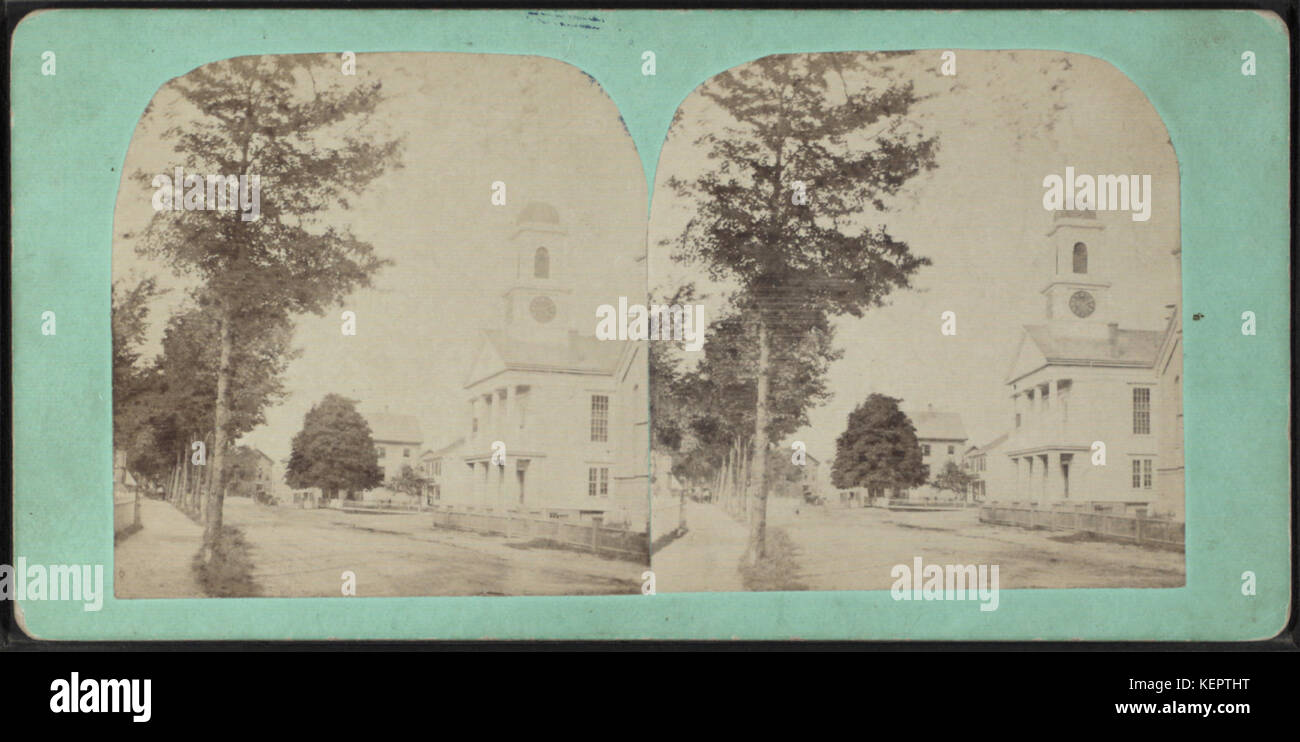 Town Hall, West view, Westbury, N.Y, from Robert N. Dennis collection