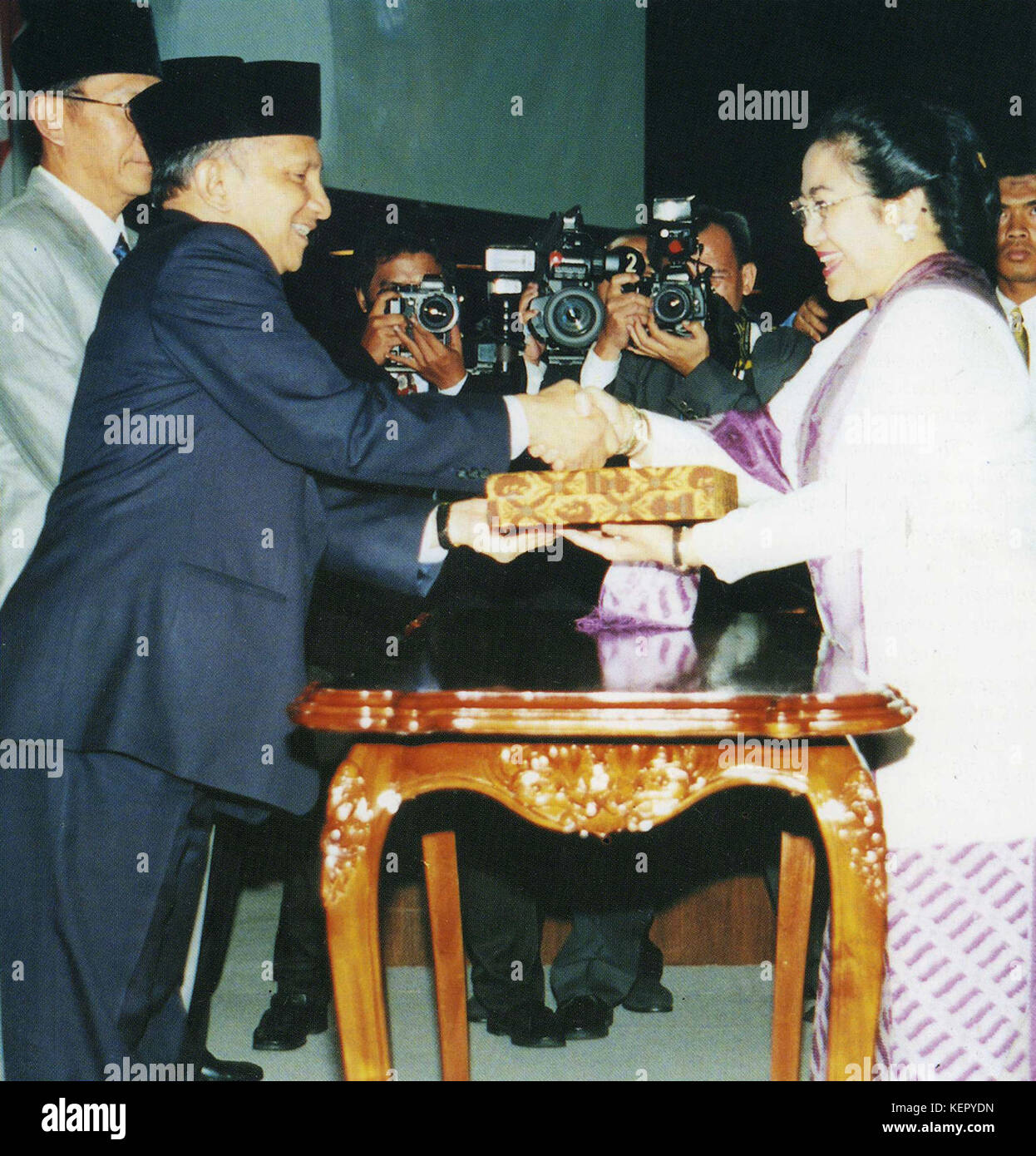 Megawati Sukarnoputri presidential election, 2001 Stock Photo
