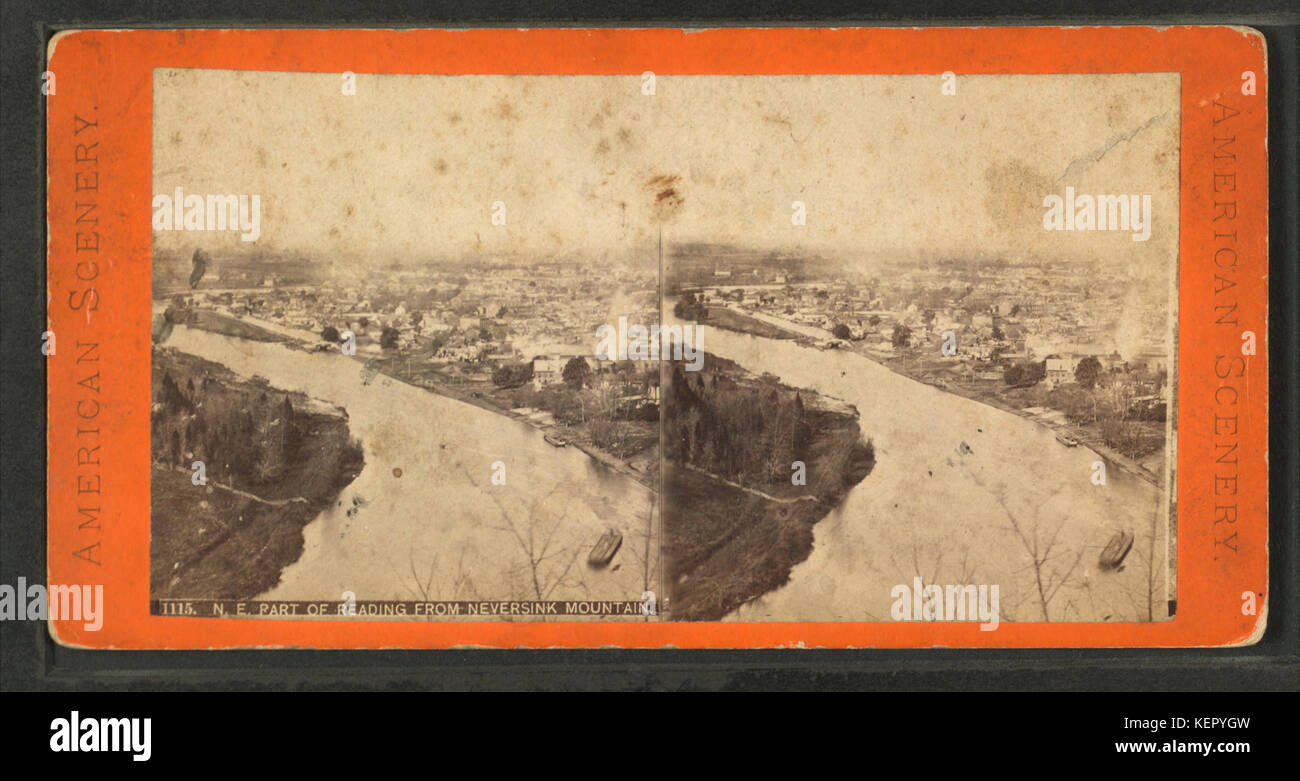 N.E. part of Reading from Neversink Mountain, from Robert N. Dennis