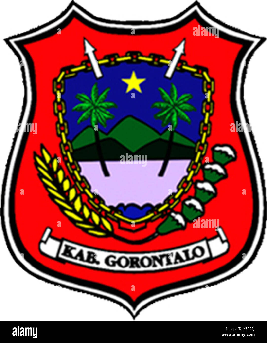 Lambang Kabupaten Gorontalo Stock Photo - Alamy