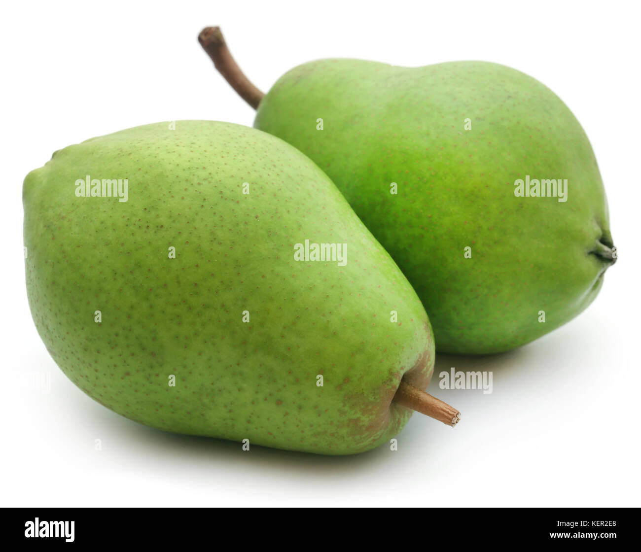 Fresh pear over white background Stock Photo - Alamy