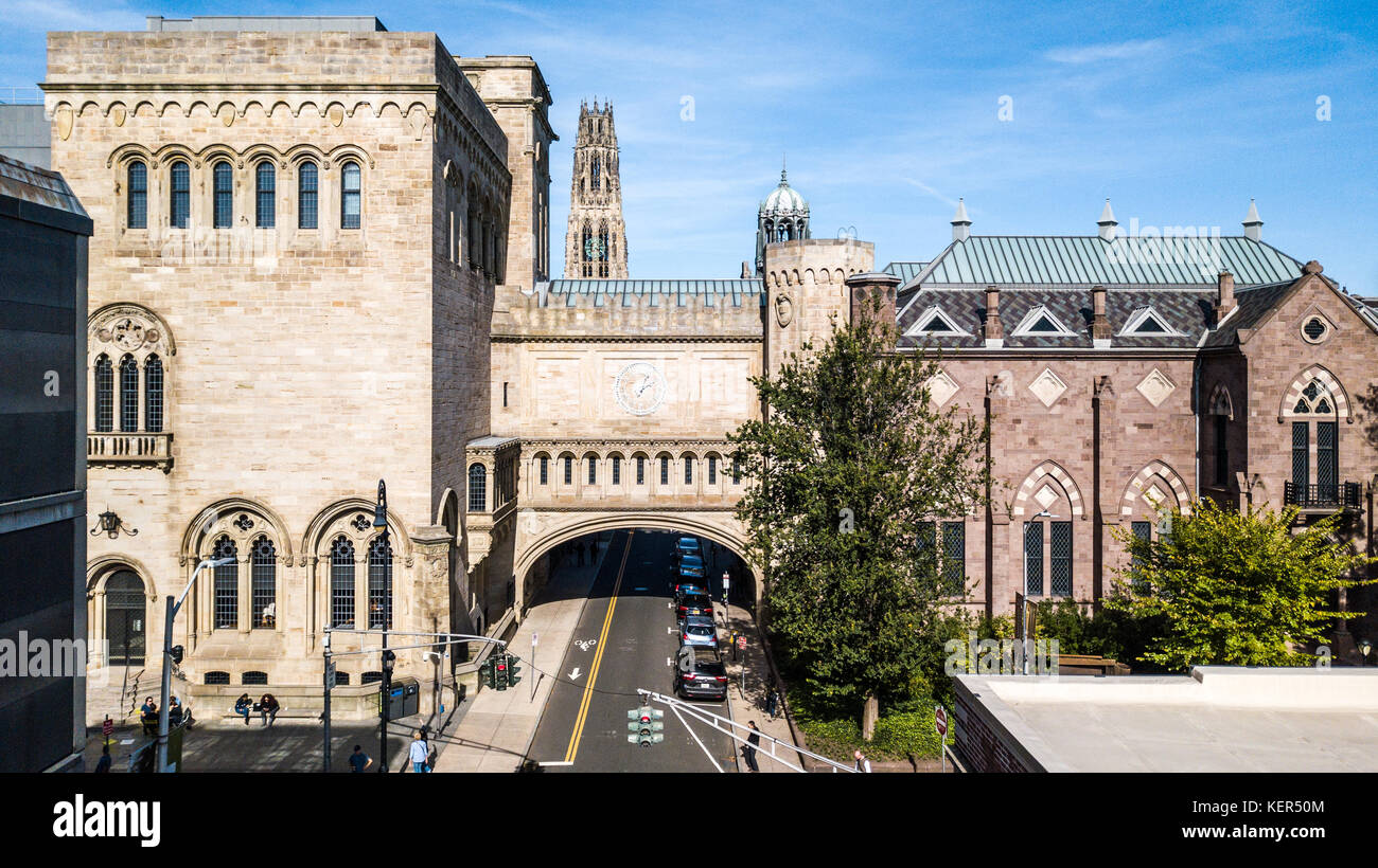 Yale University Campus, New Haven, Connecticut, USA Stock Photo