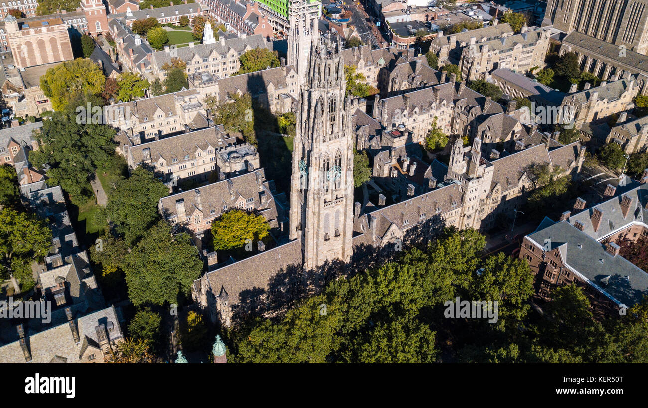 Yale University Campus, New Haven, Connecticut, USA Stock Photo