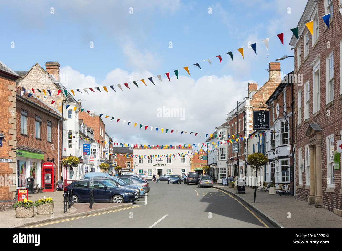 High Street, ShipstononStour, Warwickshire, England, United Kingdom