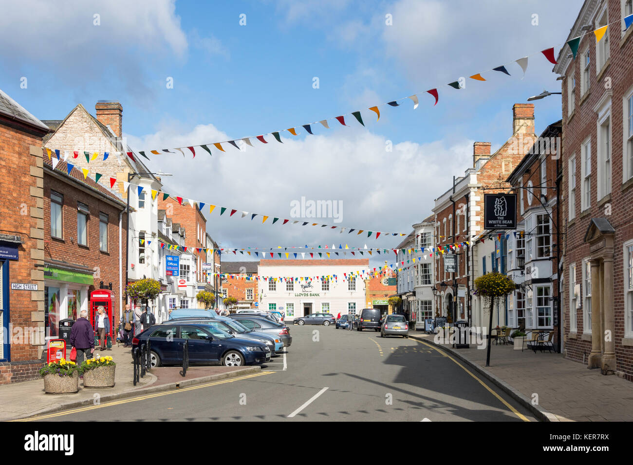 High Street, ShipstononStour, Warwickshire, England, United Kingdom