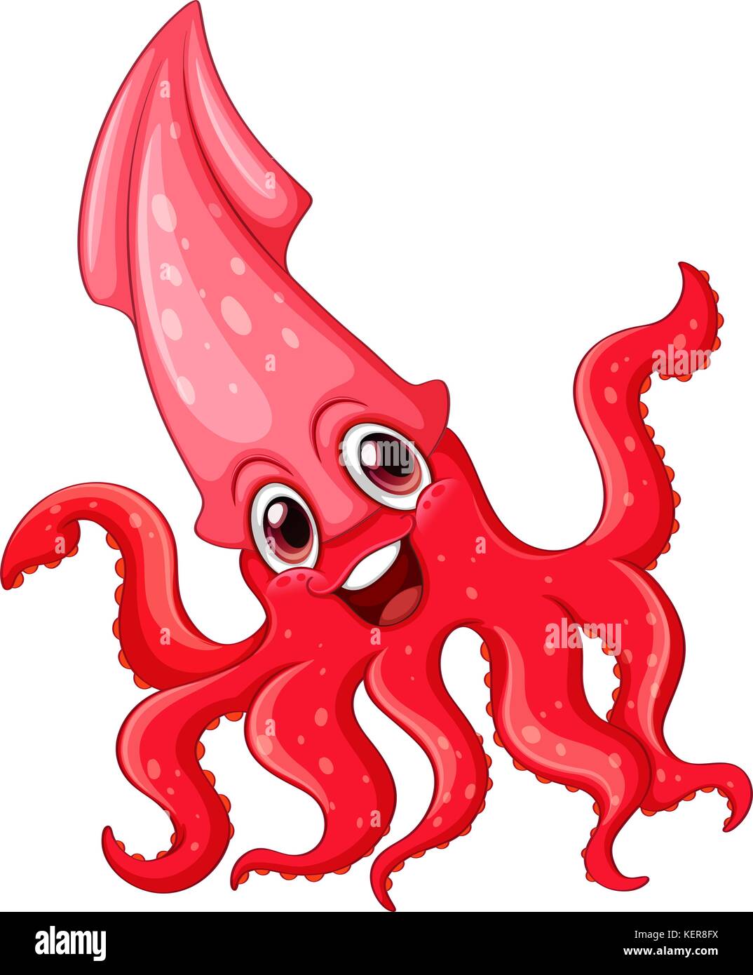 a red squid Stock Vector Image & Art - Alamy