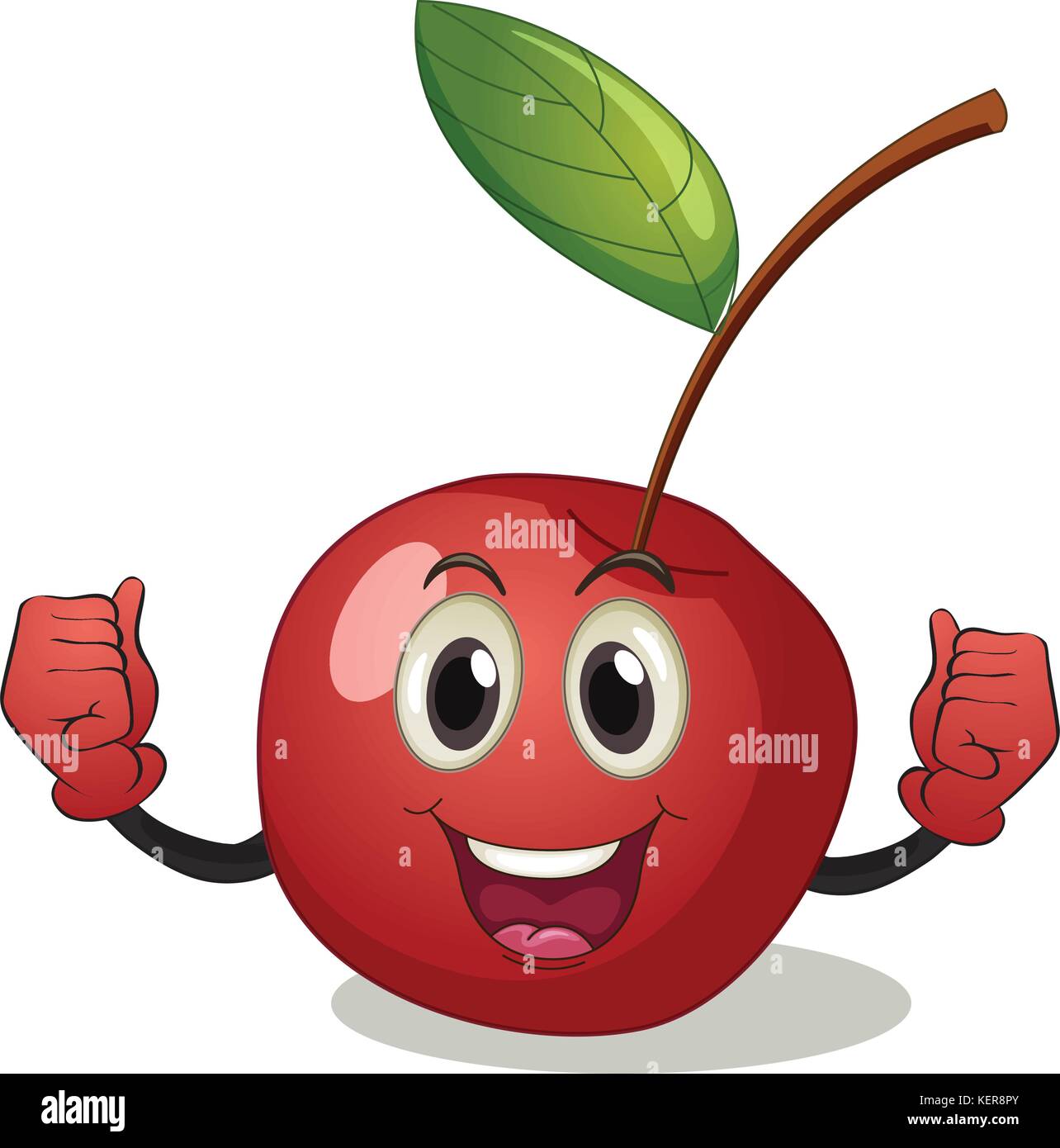Illustration Of A Cherry With Face Stock Vector Image Art Alamy Illustration Of A Cherry With Face Stock Vector Image Art Alamy