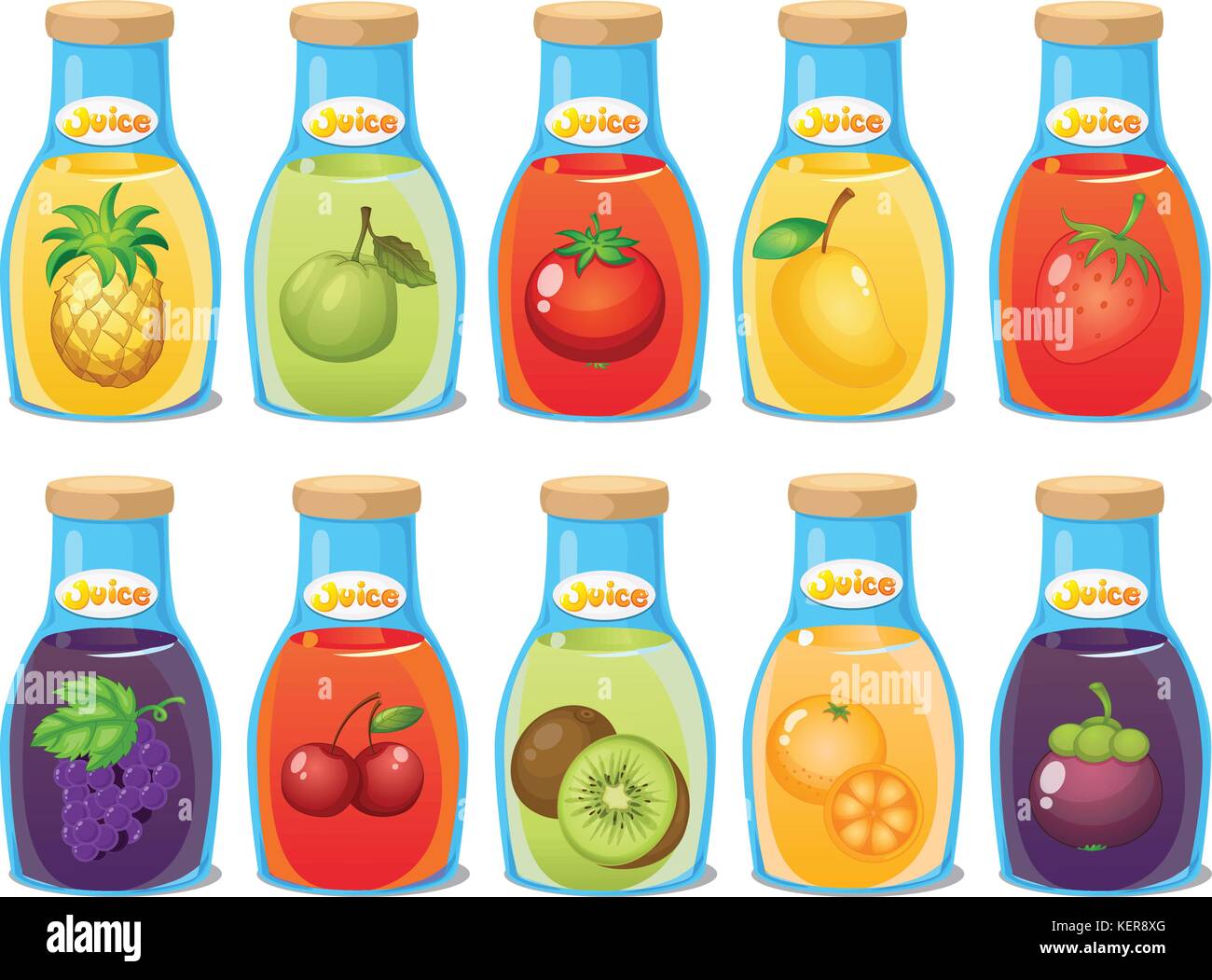 Cartoon orange juice bottle hires stock photography and images Alamy
