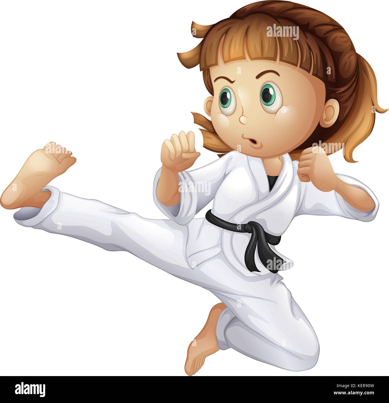 Self defense cartoon design hi-res stock photography and images - Alamy