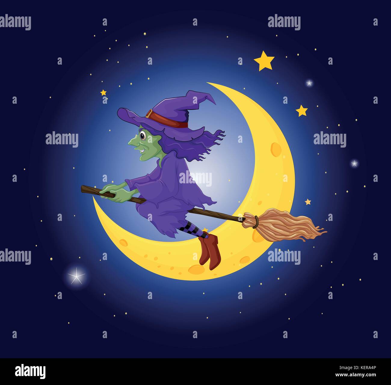 Riding on a broom hi-res stock photography and images - Alamy