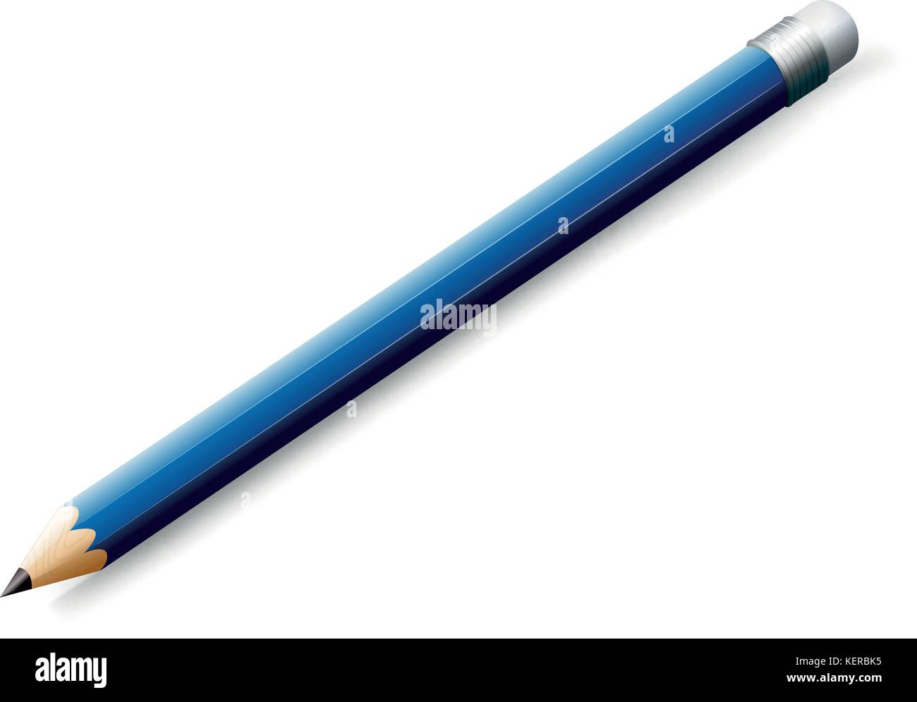 Illustration of a pencil on a white background Stock Vector Image & Art ...
