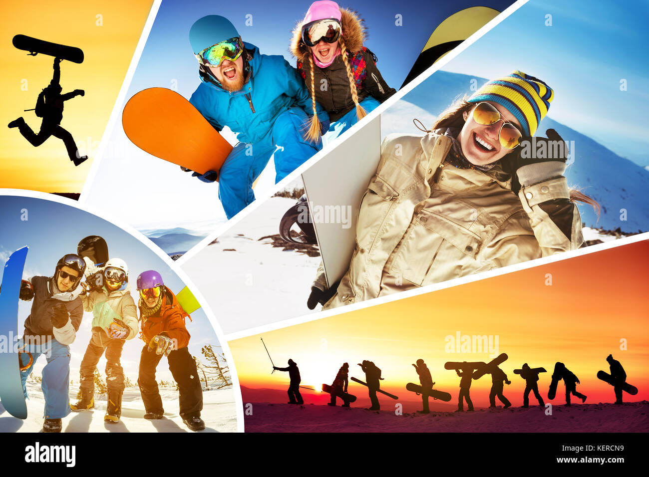 Adventure travel collage hi-res stock photography and images - Alamy