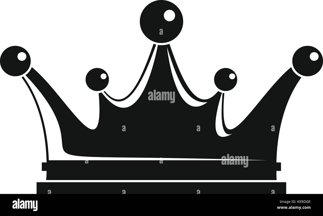 Crown icon, simple style Stock Vector Image & Art - Alamy