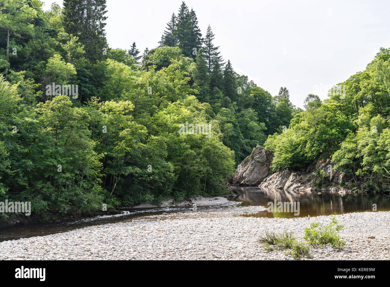 views of River Tummel Stock Photo Alamy