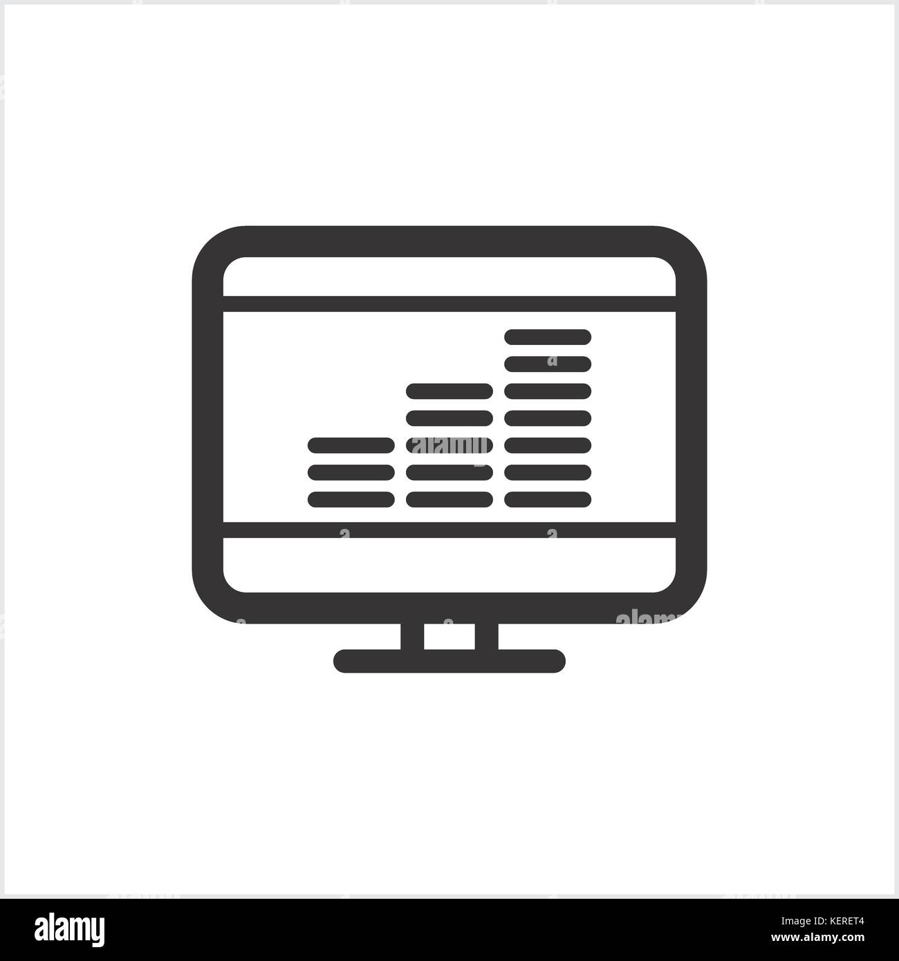 Multimedia Thin Icon Set Stock Photo