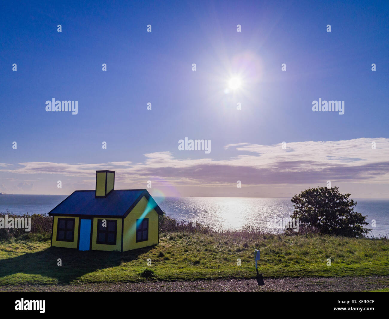 Richard Woods Holiday home, Folkestone Triennial 2017 Stock Photo Alamy