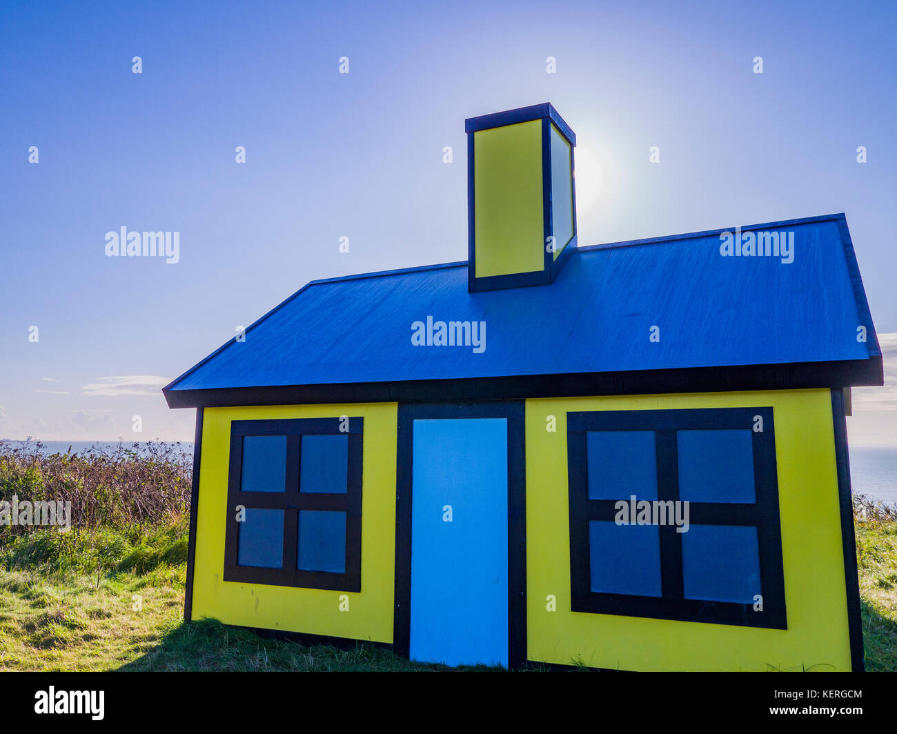 Richard Woods Holiday home, Folkestone Triennial 2017 Stock Photo Alamy