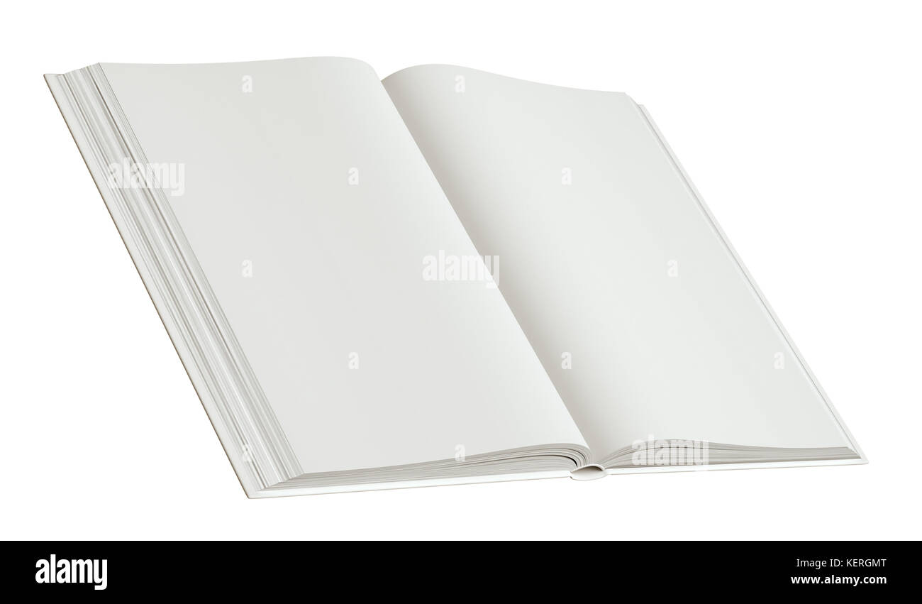 Open book cover. Mockup for cover design Stock Photo