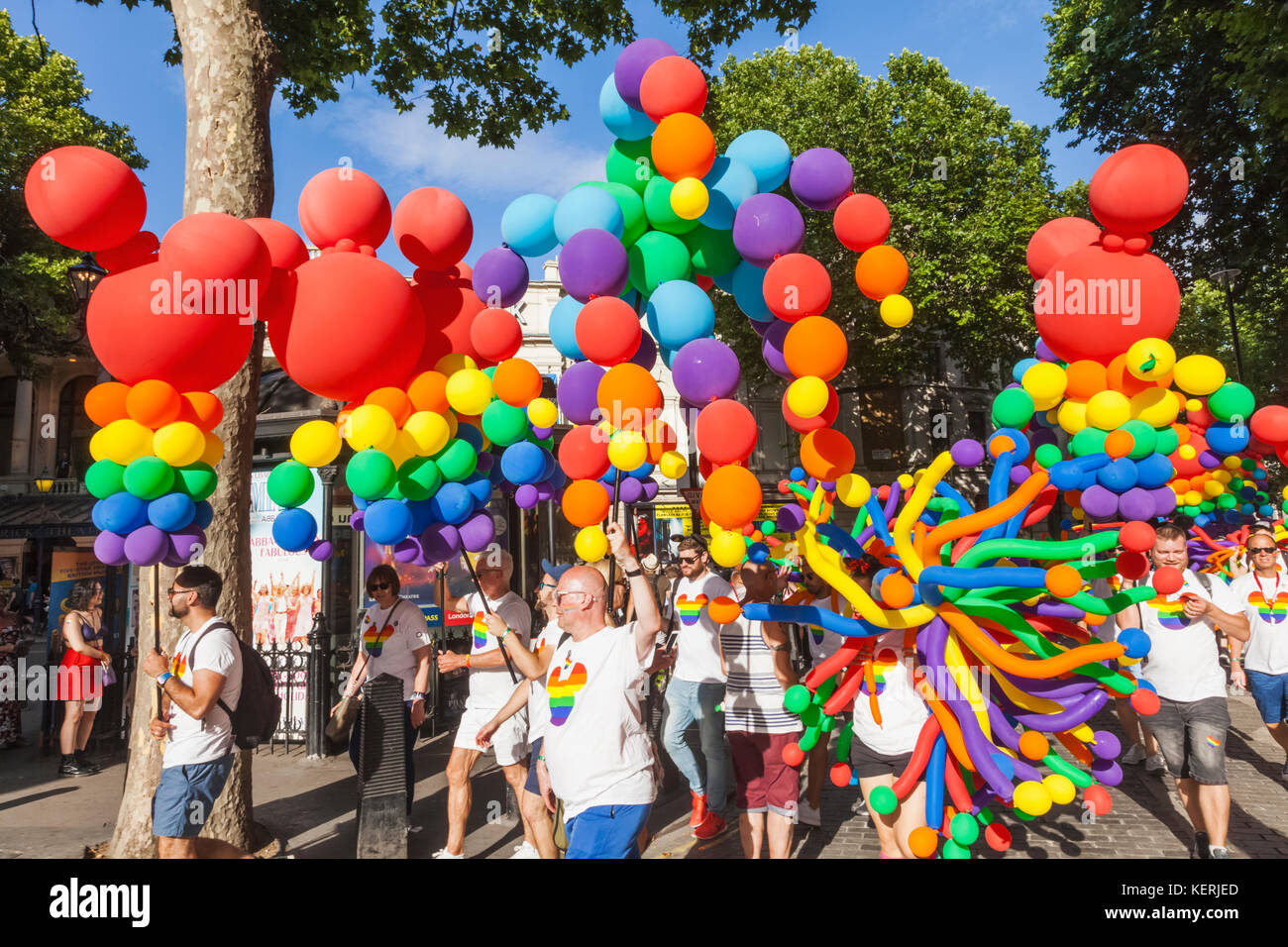 England, London, London Pride Festival Parade, Colourful Parade