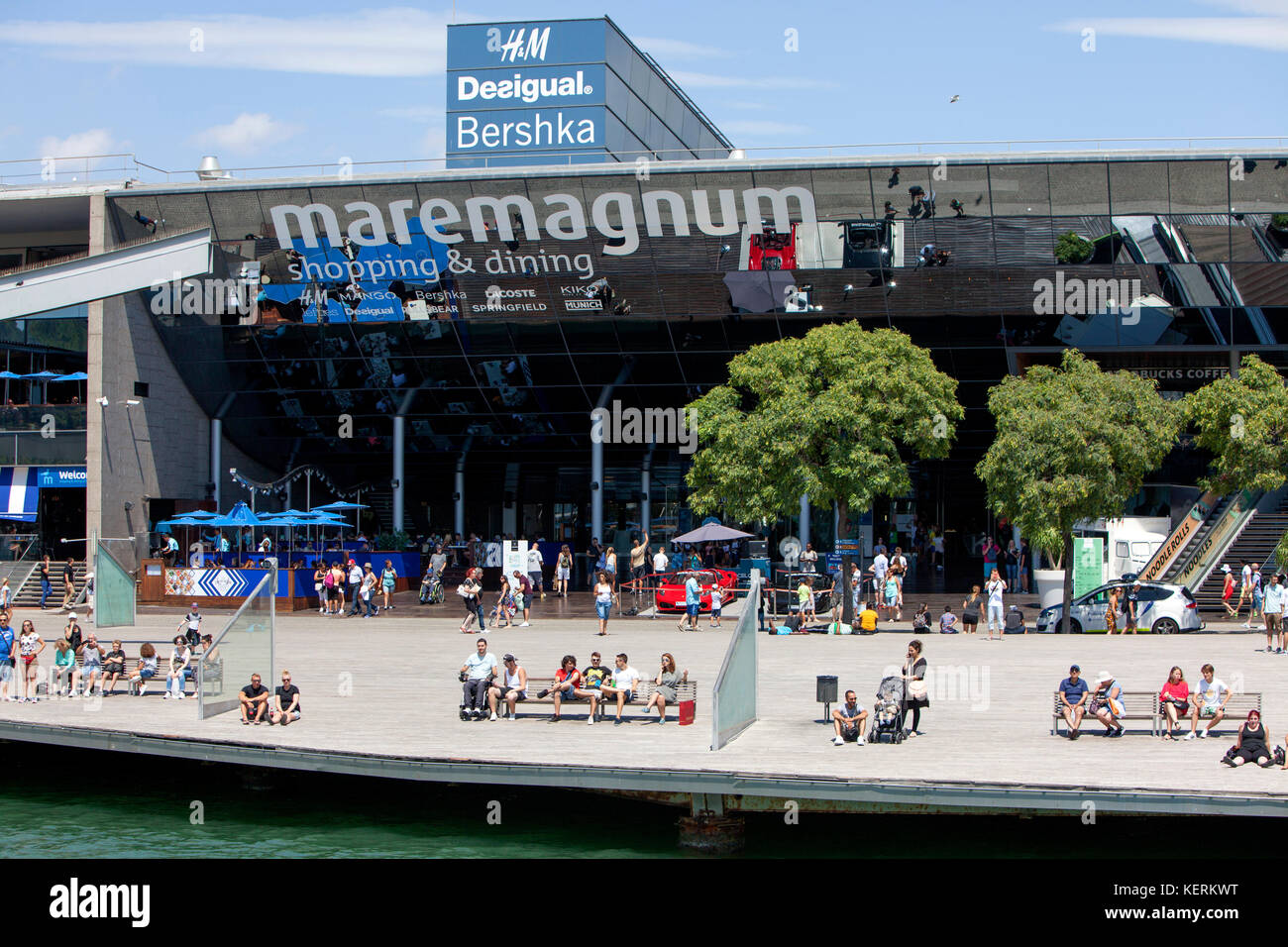 Maremagnum shopping mall commercial centre in Barcelona, Spain Stock Photo  - Alamy