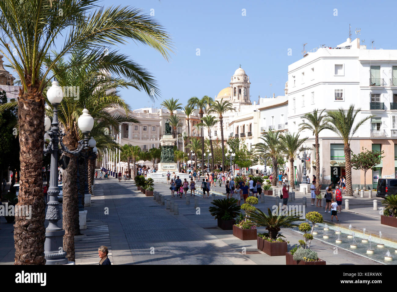 Cadiz an ancient port city in southwest Spain Stock Photo