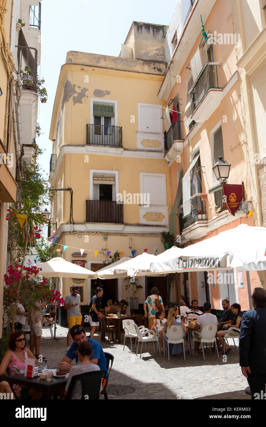 Taberna Baco bar and tapas in Cadiz an ancient port city in southwest Spain Stock Photo