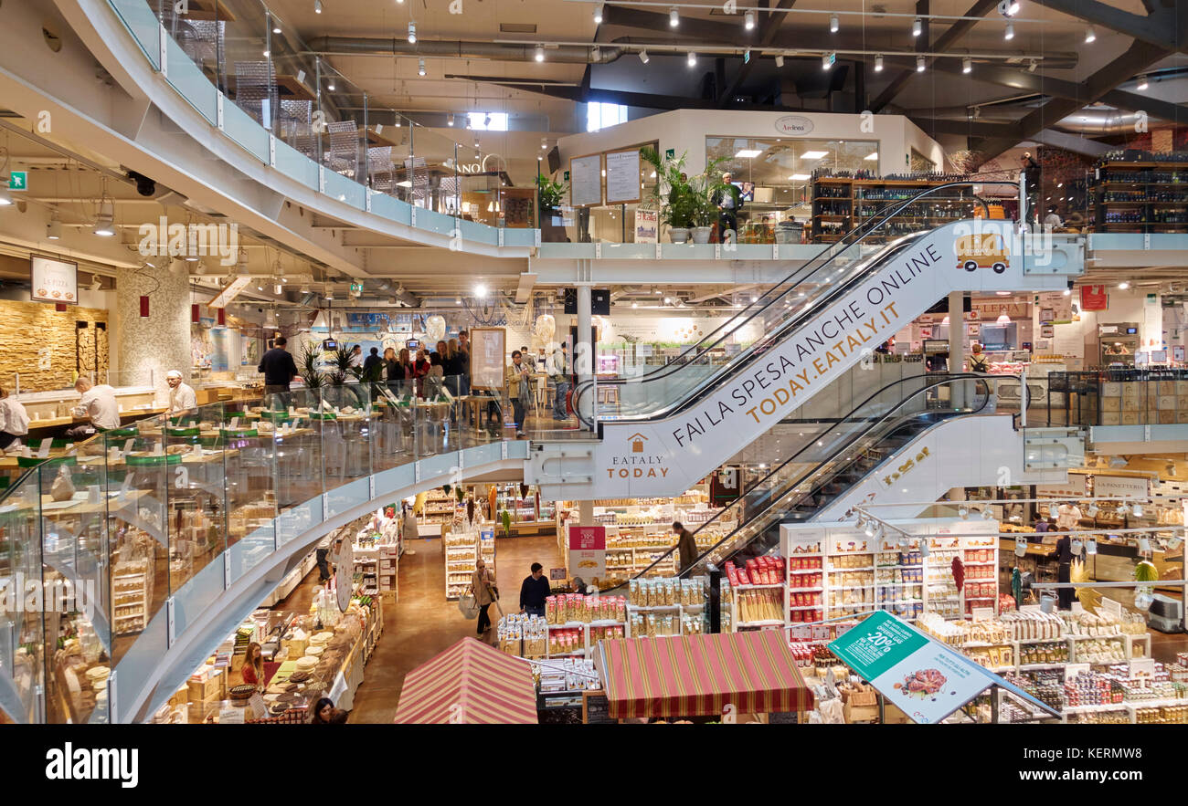 Eataly food store in Milano, Piazza 25 Aprile, Italy Stock Photo Alamy