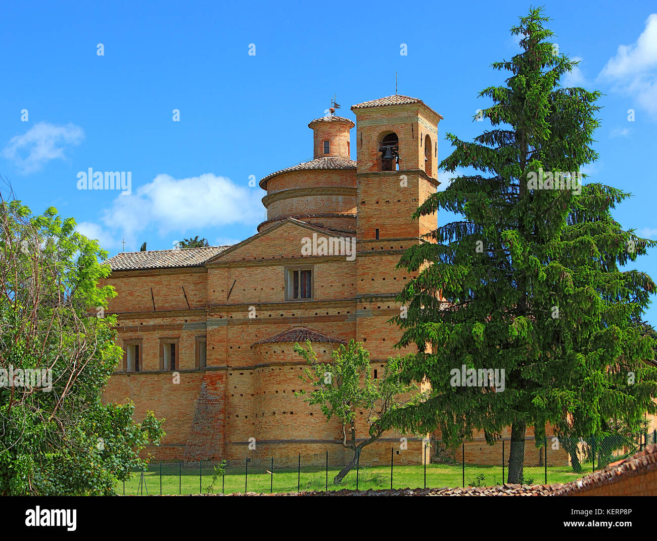 Convent San Bernardino, housing the tombs of the Dukes of Urbino, Urbino, Marche, Italy Stock Photo