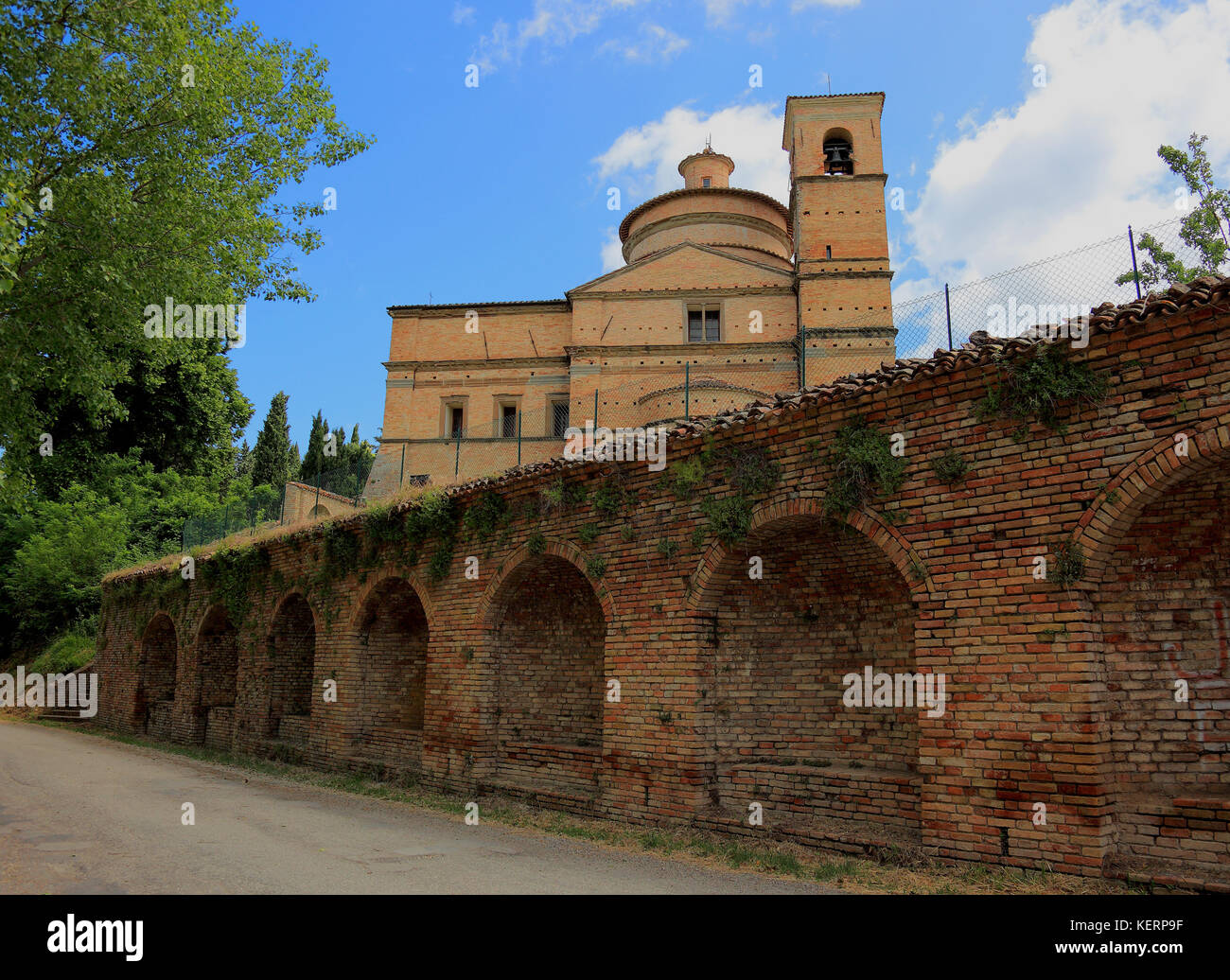 Convent San Bernardino, housing the tombs of the Dukes of Urbino, Urbino, Marche, Italy Stock Photo