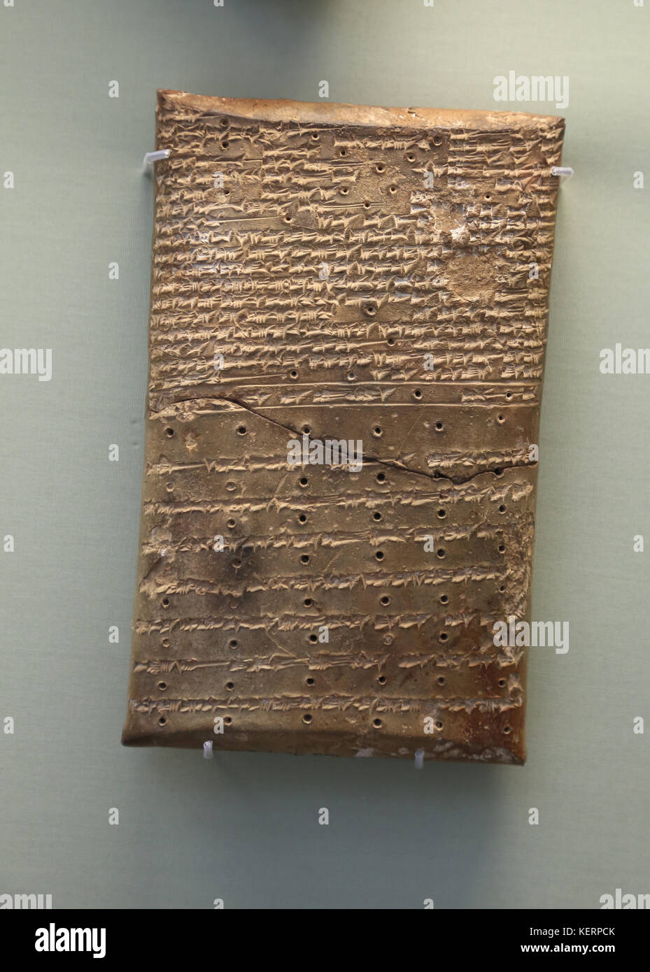 Advice for a prince. Literary text. 700-650 BC. Nineveh, Northern Iraq. Tablet clay. British Museum. London. GBR. Stock Photo