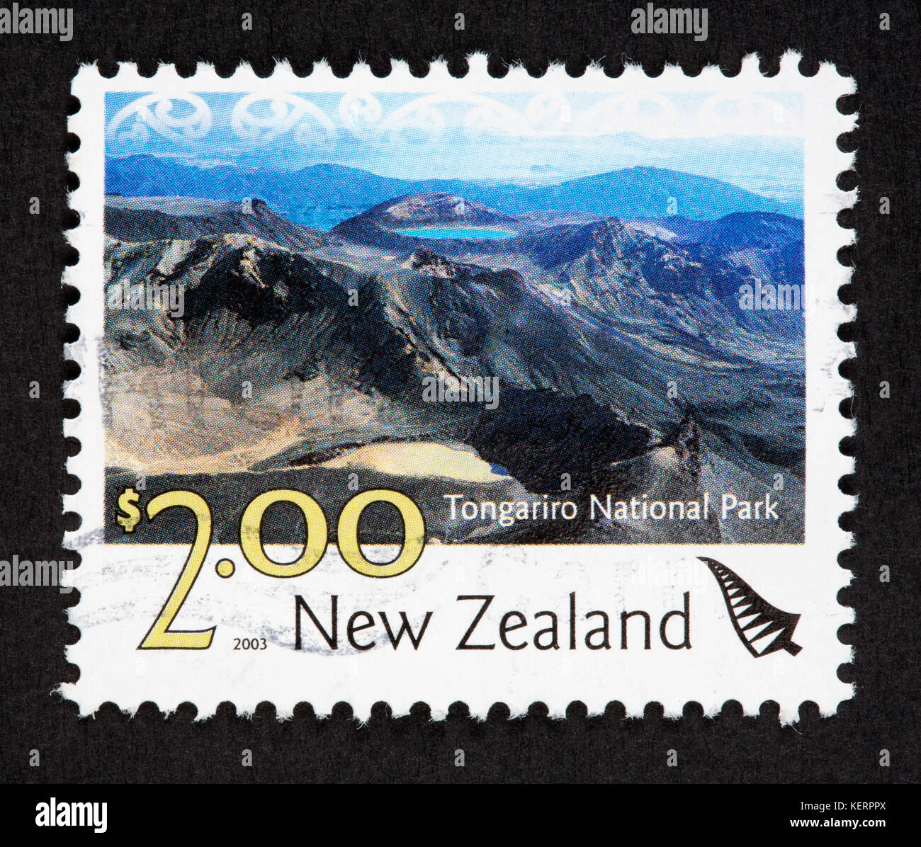 New Zealand postage stamp Stock Photo Alamy