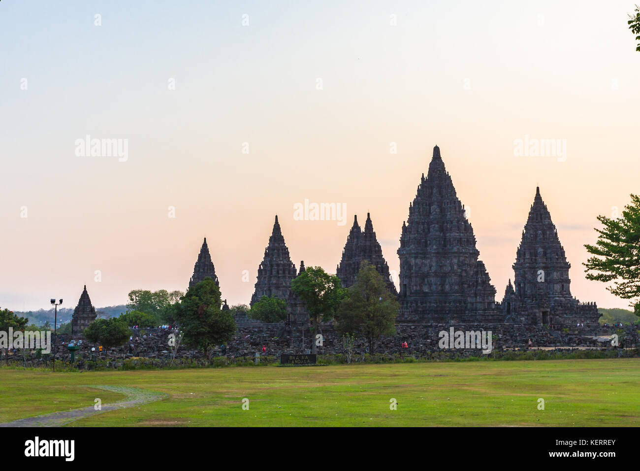 Prambanan, a 9th-century Hindu temple compound in Central Java ...