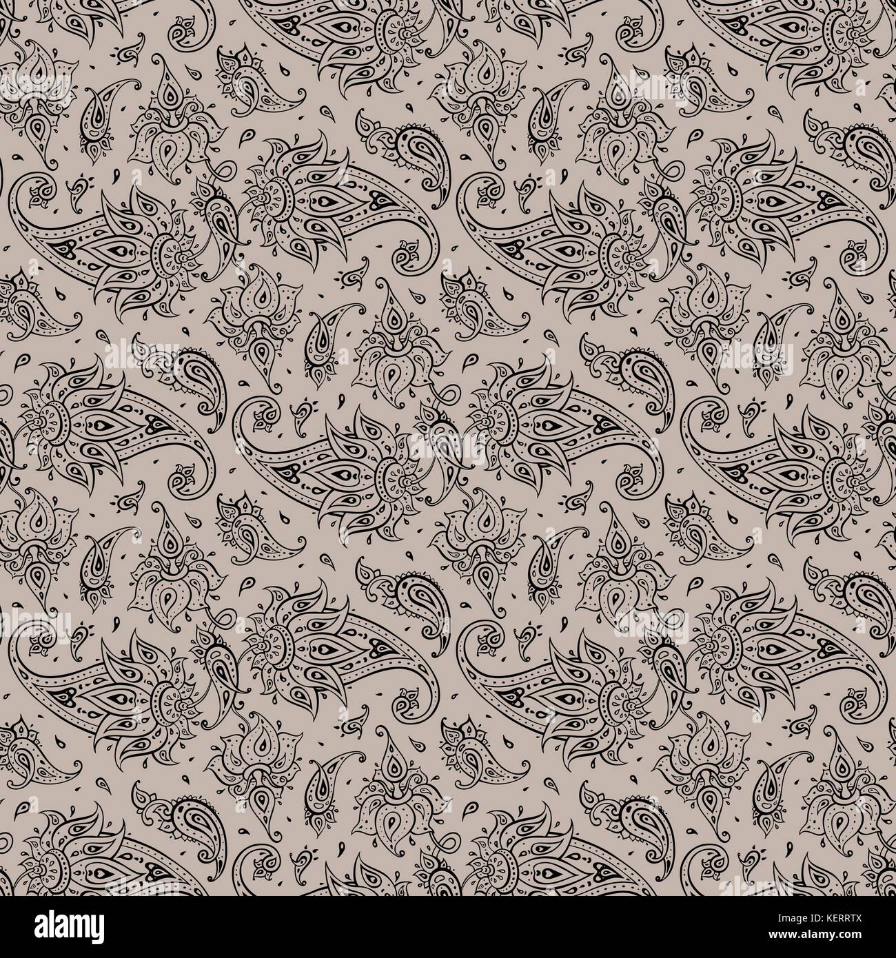 Paisley Beautiful seamless background Stock Vector Image & Art - Alamy