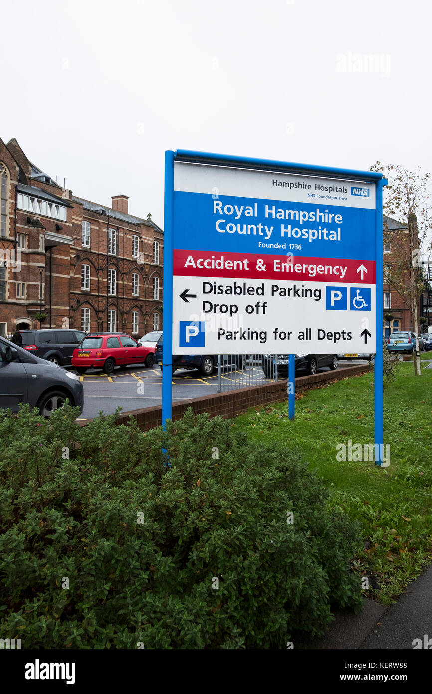 Royal hampshire county hospital winchester hires stock photography and
